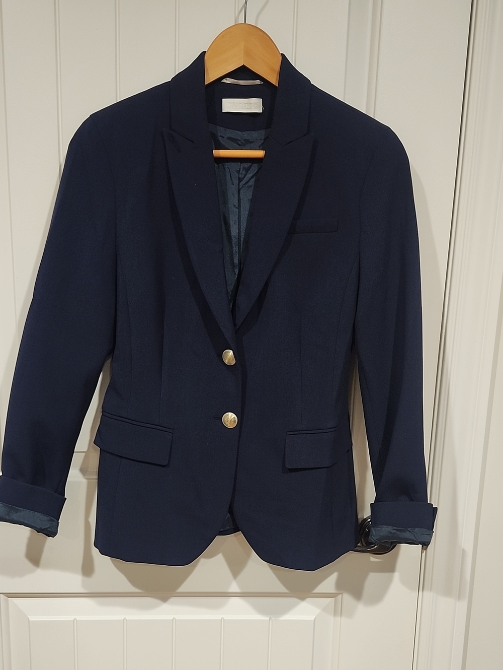 ST. EMILE Classic Navy Blazer - Tailored Two-Button Jacket & PANTS